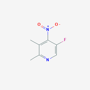 2,3-Dimethyl-4-nitro-5-fluoropyridine