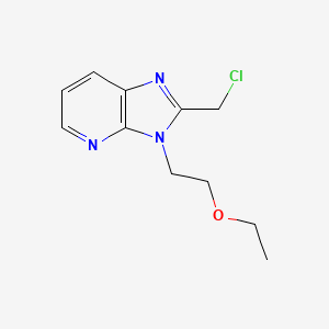 2-(chloromethyl)-3-(2-ethoxyethyl)-3H-imidazo[4,5-b]pyridine