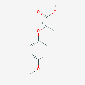 molecular formula C10H12O4 B083333 2-(4-Methoxyphenoxy)propanoic acid CAS No. 13794-15-5