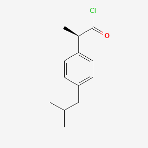 molecular formula C13H17ClO B8333385 (2R)-2-(4-isobutyl-phenyl)-propionyl chloride 