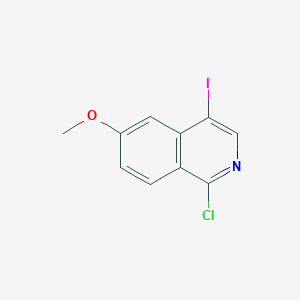 1-Chloro-4-iodo-6-methoxyisoquinoline