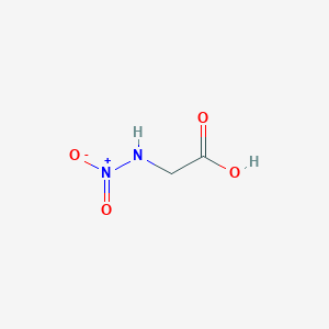 molecular formula C2H4N2O4 B083336 硝基氨基乙酸 CAS No. 10339-31-8