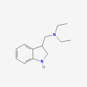 molecular formula C13H20N2 B8333602 (2,3-dihydro-1H-indol-3-ylmethyl)diethylamine 