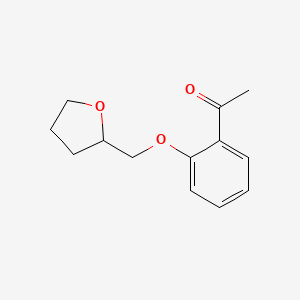 1-[2-(Tetrahydro-furan-2-ylmethoxy)-phenyl]-ethanone
