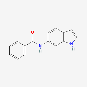 molecular formula C15H12N2O B8333656 N-(1H-indol-6-yl)benzamide 
