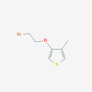 3-(2-Bromoethoxy)-4-methylthiophene