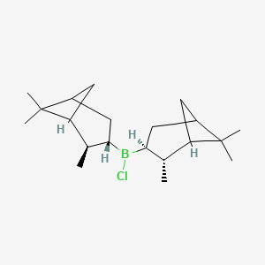 molecular formula C20H34BCl B8333706 (+)-Beta-chlorodiisopinocampheylborane 