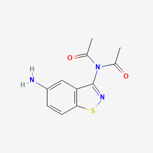 N-acetyl-N-(5-amino-benzo[d]isothiazol-3-yl)-acetamide