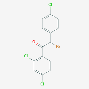 2-Bromo-2-(4-chlorophenyl)-1-(2,4-dichlorophenyl)ethanone