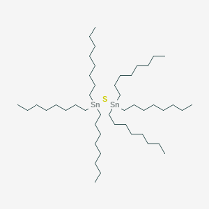 molecular formula C48H102SSn2 B083340 Hexaoctyldistannathiane CAS No. 13413-18-8