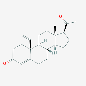 molecular formula C22H30O2 B083341 10-Vinyl-19-norpregn-4-ene-3,20-dione CAS No. 13258-85-0