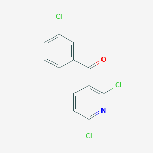 2,6-Dichloro-3-(3-chlorobenzoyl)pyridine