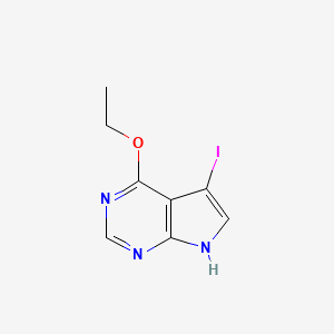 4-ethoxy-5-iodo-7H-pyrrolo[2,3-d]pyrimidine