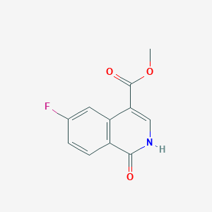 Methyl 6-fluoro-1-oxo-1,2-dihydroisoquinoline-4-carboxylate