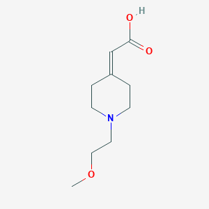 2-(1-(2-Methoxyethyl)piperidin-4-ylidene)acetic acid