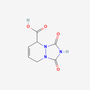 2,3,5,8-tetrahydro-1,3-dioxo-1H-1,2,4-triazolo[1,2-a]pyridazine-5-carboxylic acid