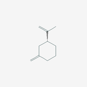 molecular formula C10H16 B083343 (3R)-1-methylidene-3-prop-1-en-2-ylcyclohexane CAS No. 13837-95-1
