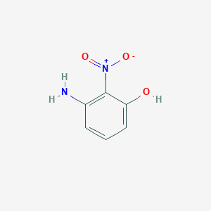 molecular formula C6H6N2O3 B083344 3-Amino-2-nitrophenol CAS No. 14703-71-0