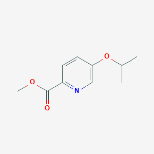 molecular formula C10H13NO3 B8334425 Methyl 5-isopropoxypicolinate 