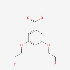3,5-Bis-(2-fluoro-ethoxy)-benzoic acid methyl ester