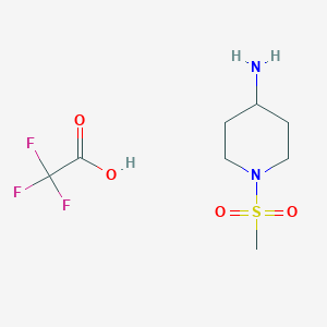 [1-(Methylsulfonyl)piperidin-4-yl]amine trifluoroacetate