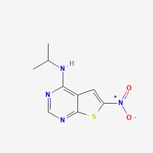 4-Isopropylamino-6-nitrothieno[2,3-d]pyrimidine