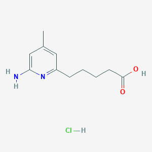 5-(6-Amino-4-methyl-2-pyridinyl)pentanoic acid hydrochloride