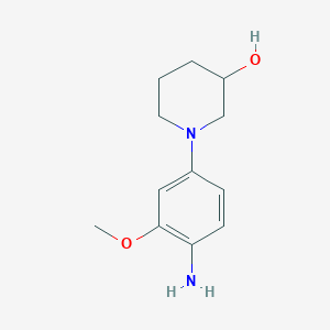 1-(4-Amino-3-methoxyphenyl)-3-piperidinol
