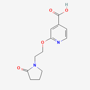 2-[2-(2-Oxo-pyrrolidin-1-yl)-ethoxy]-isonicotinic acid