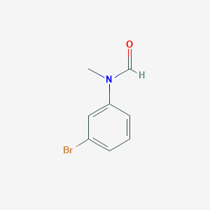 molecular formula C8H8BrNO B8334717 N-(3-Bromo-phenyl)-N-methyl-formamide 
