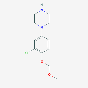 1-(3-Chloro-4-methoxymethoxyphenyl)-piperazine