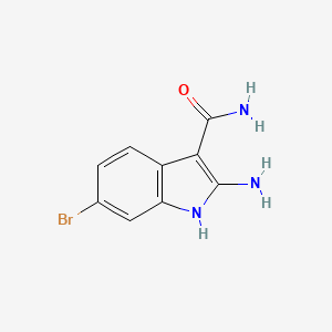 2-Amino-6-bromoindole-3-carboxamide