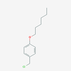 molecular formula C13H19ClO B8334951 4-Hexyloxybenzyl Chloride 
