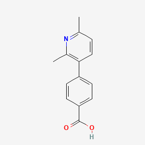 4-(2,6-Dimethyl-3-pyridyl)benzoic acid