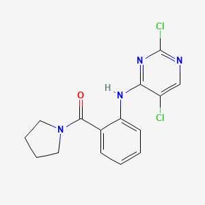 (2-((2,5-Dichloropyrimidin-4-yl)amino)phenyl)(pyrrolidin-1-yl)methanone