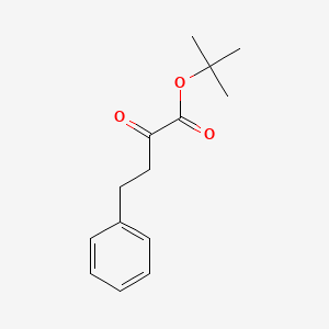 molecular formula C14H18O3 B8335242 tert-butyl2-oxo-4-phenylbutanoate 