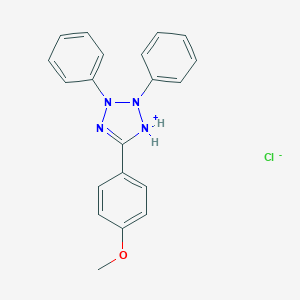 5-(4-Methoxyphenyl)-2,3-diphenyl-2,3-dihydro-1H-tetrazol-1-ium chloride