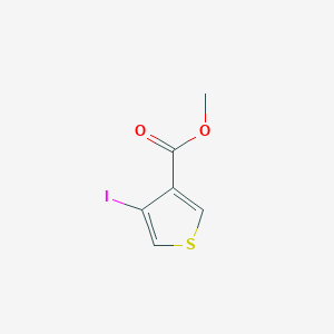 molecular formula C6H5IO2S B8335570 Methyl 4-iodothiophene-3-carboxylate 