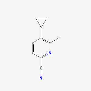 5-Cyclopropyl-6-methyl-pyridine-2-carbonitrile