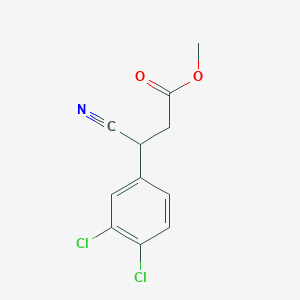 Methyl 3-cyano-3-(3,4-dichlorophenyl)propionate