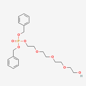 Dibenzyl 2-(2-(2-(2-hydroxyethoxy)ethoxy)ethoxy)ethyl phosphate
