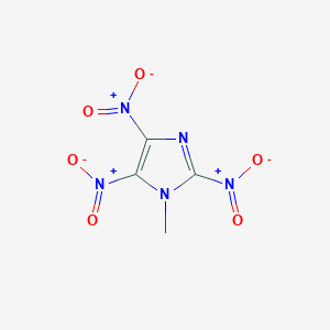 molecular formula C4H3N5O6 B8335940 1-Methyl-2,4,5-trinitroimidazole CAS No. 19183-20-1