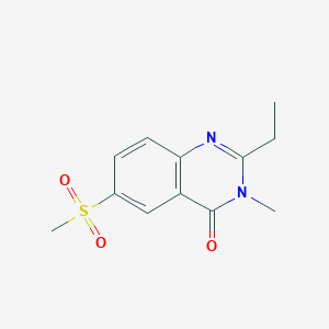 2-Ethyl-6-methanesulfonyl-3-methyl-3H-quinazolin-4-one