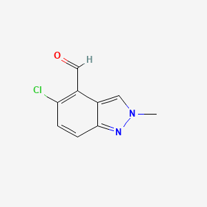 5-chloro-2-methyl-2H-indazole-4-carbaldehyde