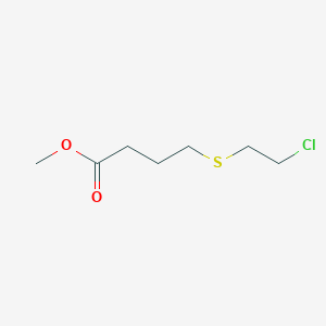 Methyl 4-[(2-chloroethyl)thio]butanoate