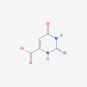 2,6-Dioxo-1,2,3,6-tetrahydropyrimidine-4-carbonyl bromide