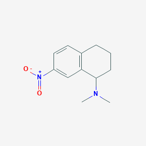 N,N-dimethyl-7-nitro-1,2,3,4-tetrahydronaphthalen-1-amine