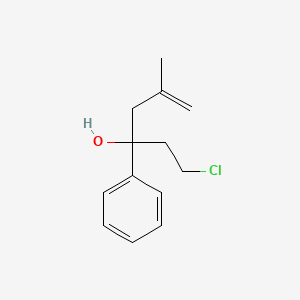 1-Chloro-5-methyl-3-phenylhex-5-en-3-ol