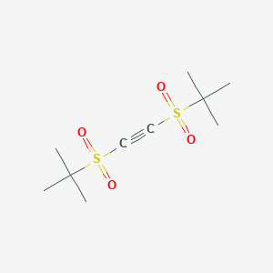 molecular formula C10H18O4S2 B8336105 1,2-Bis(tert-butylsulfonyl)acetylene 