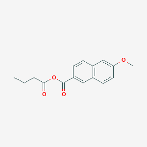 molecular formula C16H16O4 B8336184 Ethyl (6-methoxy-2-naphthoyl) acetate 